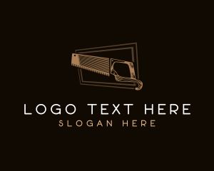 Logger - Handyman Saw Carpentry logo design