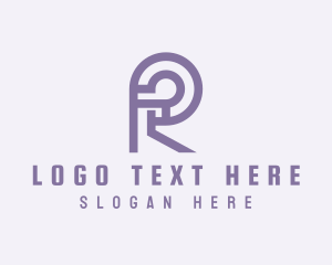 Cyber - Modern Digital Tech Letter R logo design
