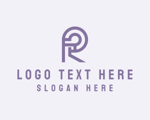 Enterprise - Modern Digital Tech Letter R logo design