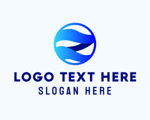 Worldwide - Globe Wave Letter Z logo design