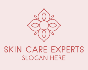 Flower Cosmetics Spa  logo design