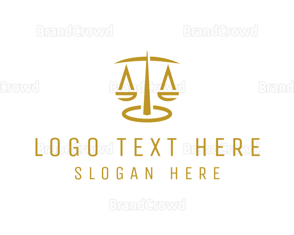 Law Firm Justice Logo