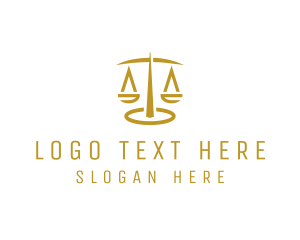 Judge - Law Firm Justice logo design