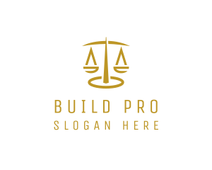 Scales Of Justice - Law Firm Justice logo design