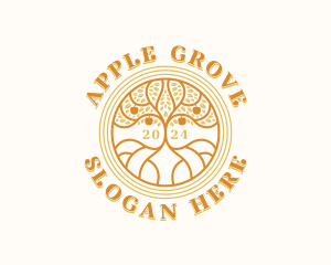 Apple Tree Farm logo design