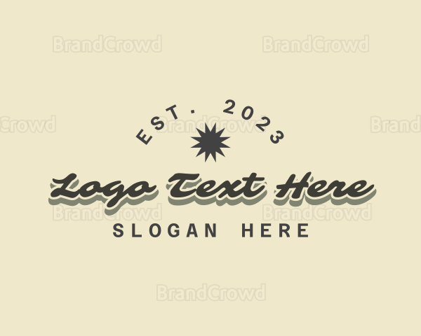 Vintage Star Wordmark Logo | BrandCrowd Logo Maker