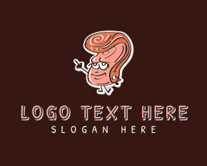 Steak House - Meat Steak Cook logo design