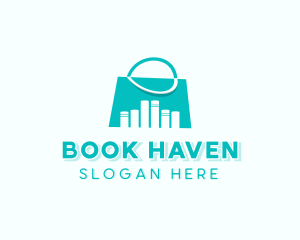 Library - Library Book Bag logo design
