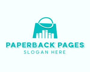 Book - Library Book Bag logo design