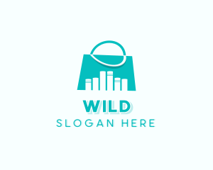 Marketplace - Library Book Bag logo design