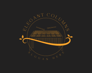 Elegant Percussion Marimba logo design