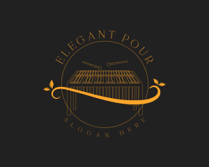 Elegant Percussion Marimba logo design