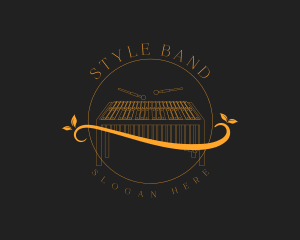 Elegant Percussion Marimba logo design