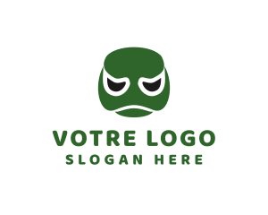Cartoon - Turtle Cartoon Face logo design