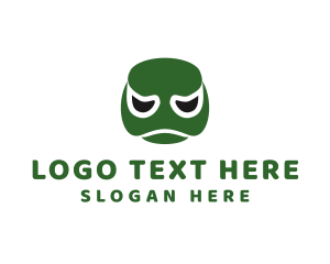 Turtle Cartoon Face Logo