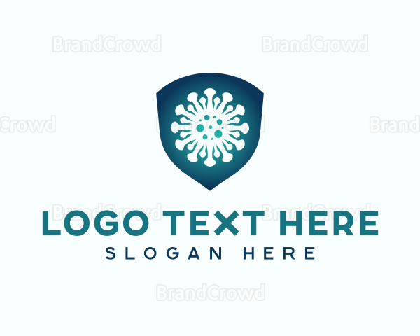 Virus Shield Protect Logo
