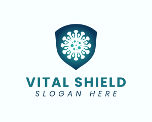 Immunity - Virus Shield Protect logo design