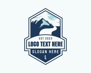 Tour Guide - Mountain Trip Trekking logo design