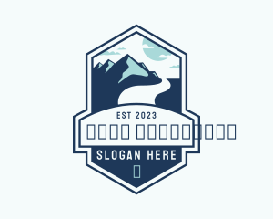 Mountaineering - Mountain Trip Trekking logo design