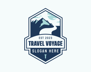 Trip - Mountain Trip Trekking logo design
