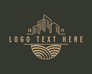 Land Developer - City Building Condominium logo design