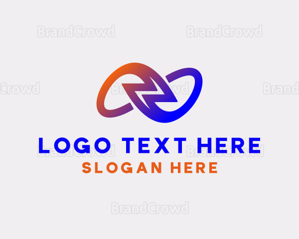 Loop Bolt Electricity Logo