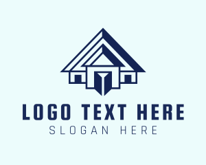Home Builder - Village Home Structure logo design