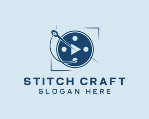 Needlework - Tailor Sewing Needle logo design