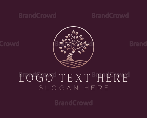 Elegant Nature Tree Logo