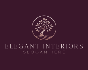 Elegant Nature Tree logo design