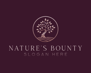 Elegant Nature Tree logo design