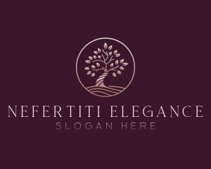 Elegant Nature Tree logo design