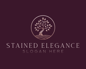 Elegant Nature Tree logo design