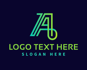 Online - Generic Business Letter A logo design
