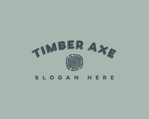 Masculine Rustic Wood logo design