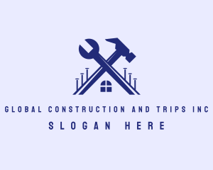 Screws - Builder Tools Repair logo design