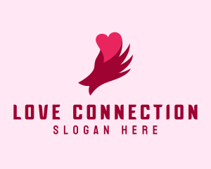 Dating - Valentine Hand Dating logo design