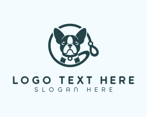 Pet Dog Leash logo design