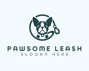 Pet Dog Leash logo design