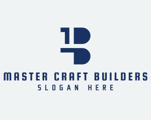 Builder - Builder Blockchain Letter B logo design