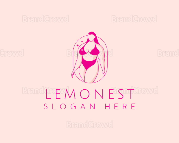 Bikini Woman Body Logo