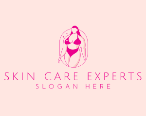 Bikini Woman Body logo design