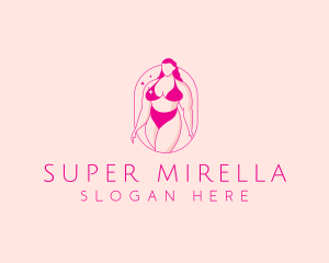 Swimsuit - Bikini Woman Body logo design