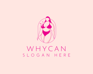 Salon - Bikini Woman Body logo design
