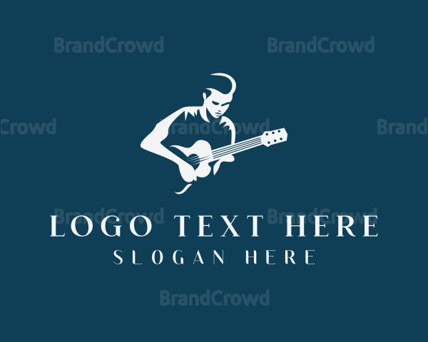 Performer Guitar Instrumentalist Logo