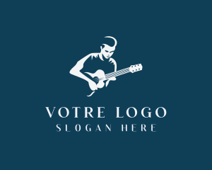 Performer Guitar Instrumentalist Logo