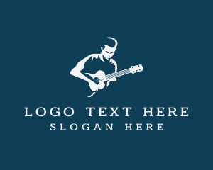 Music Festival - Country Music Guitarist logo design