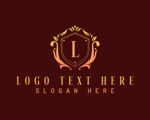 Elegant - Luxurious Crest Shield logo design