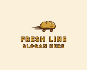 Fresh Bread Delivery  logo design