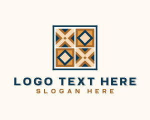 Interior - Geometric Tiles Flooring logo design